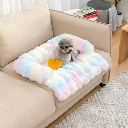 Fluffy Calming Dog Bed | Non-Slip Base | Machine Washable | 4 Sizes | Sofa Mat 10