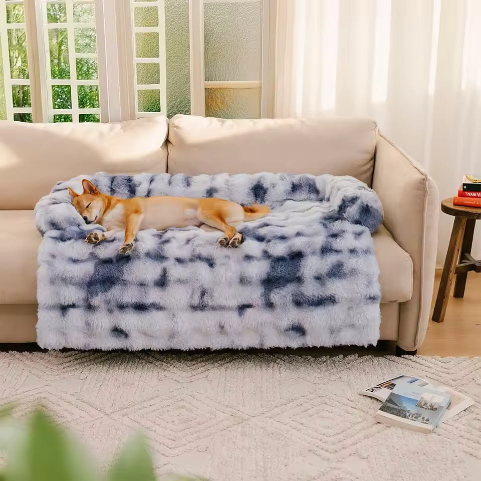 Fluffy Calming Dog Bed | Non-Slip Base | Machine Washable | 4 Sizes | Sofa Mat 11