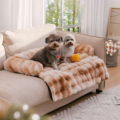 Fluffy Calming Dog Bed | Non-Slip Base | Machine Washable | 4 Sizes | Sofa Mat 12