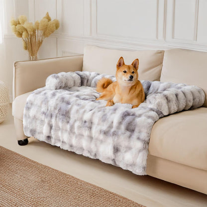 Fluffy Calming Dog Bed | Non-Slip Base | Machine Washable | 4 Sizes | Sofa Mat 7