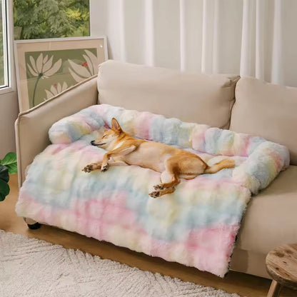 Fluffy Calming Dog Bed | Non-Slip Base | Machine Washable | 4 Sizes | Sofa Mat 8