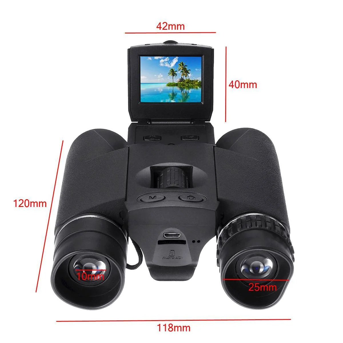 FocusSnap Binoculars with Camera – 10x Zoom for Outdoor Viewing & Capture 6