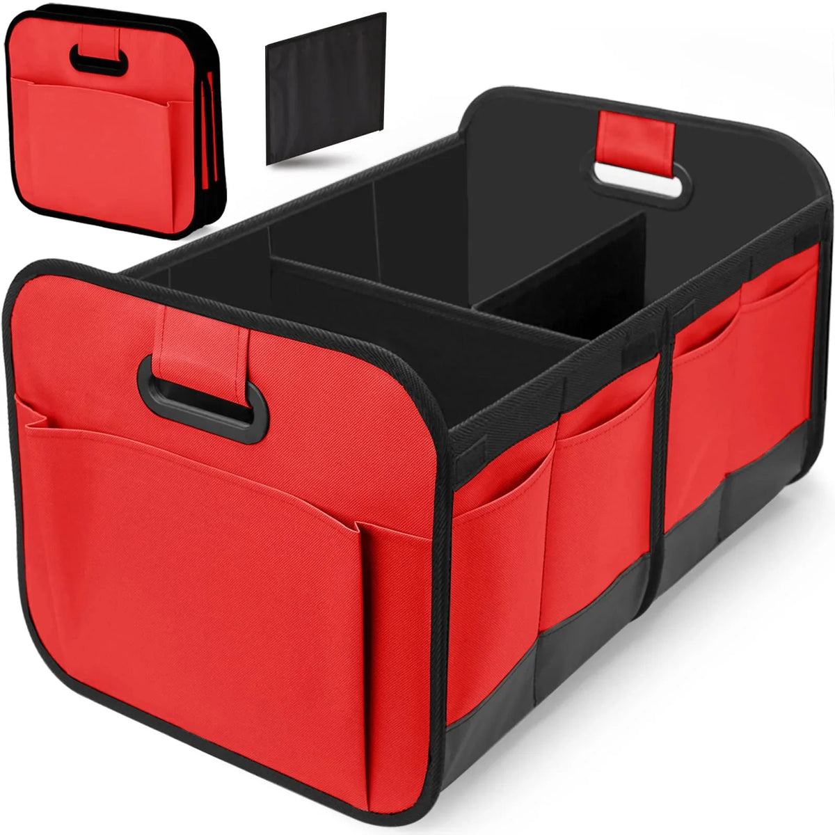 Foldable Car Trunk Organizer Large Capacity Oxford Cloth Storage Box 6