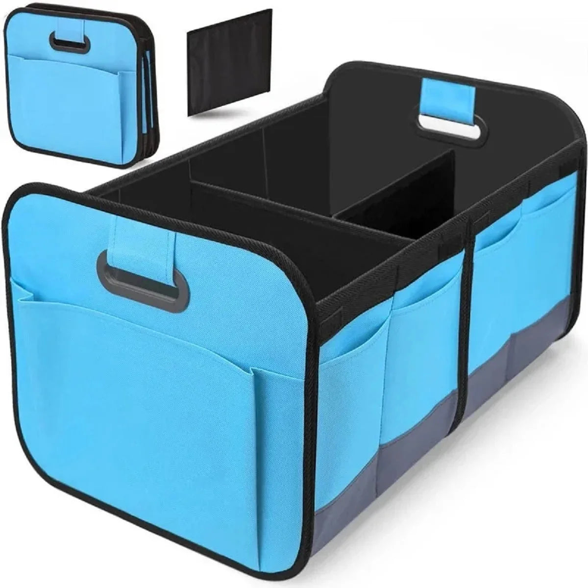 Foldable Car Trunk Organizer Large Capacity Oxford Cloth Storage Box 7