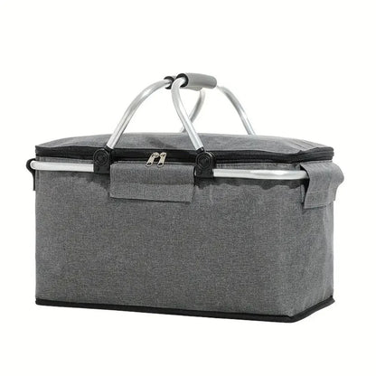 Foldable Insulated Picnic Basket 18L Portable Cooler 5