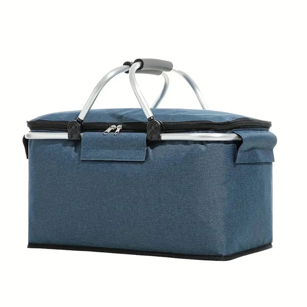 Foldable Insulated Picnic Basket 18L Portable Cooler 6