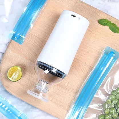 Food Vacuum Sealer Portable Rechargeable, Quick Airtight Sealing 5