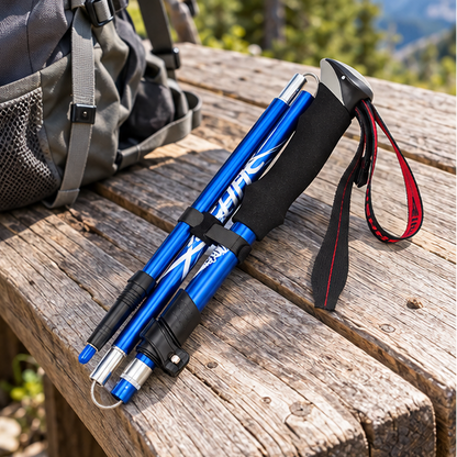 Royeva Adjustable Aluminium Trekking Pole Ergonomic Hiking Stick For Trail Walking