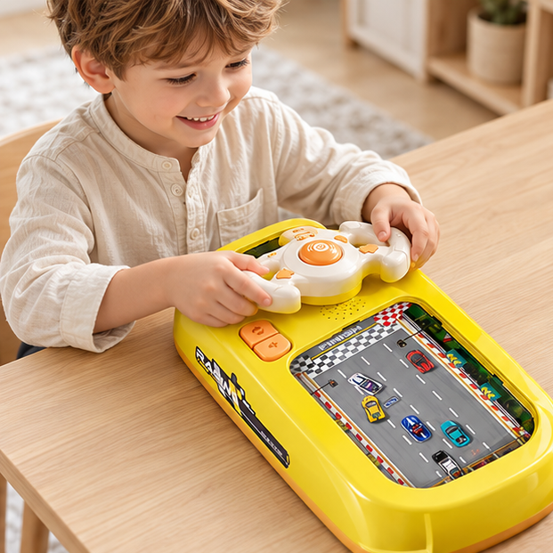 Royora Interactive Racing Game Steering Wheel Toy For Kids