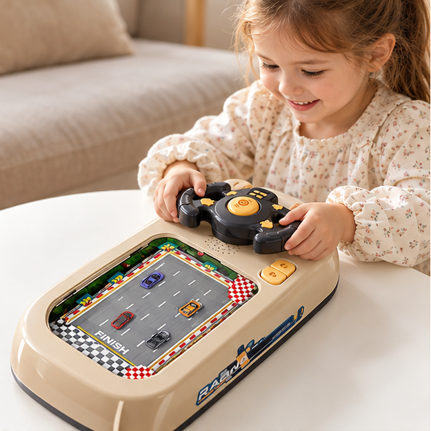 Royora Interactive Racing Game Steering Wheel Toy For Kids