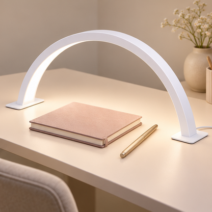Royeva Crescent Moon LED Desk Lamp-Dimmable USB Table Light