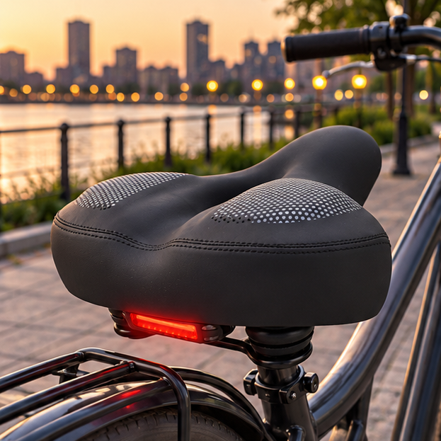Royora Oversized Comfort Bike Seat-Extra Soft Padded Bicycle Saddle