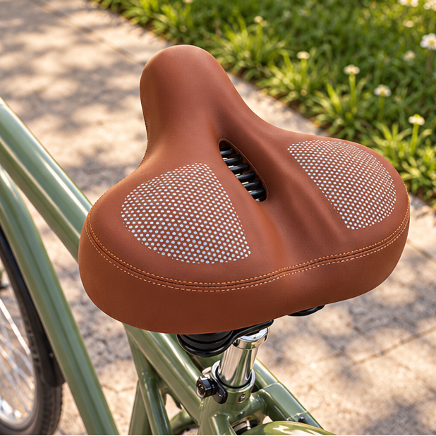 Royora Oversized Comfort Bike Seat-Extra Soft Padded Bicycle Saddle