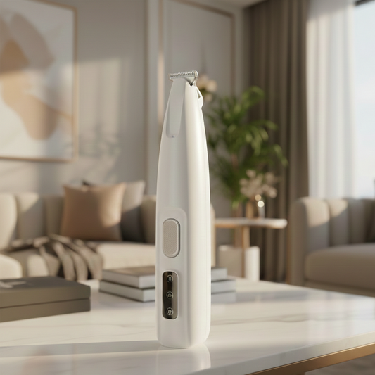 Dog Paw Trimmer with LED Light Fully Waterproof Pet Hair Trimmer