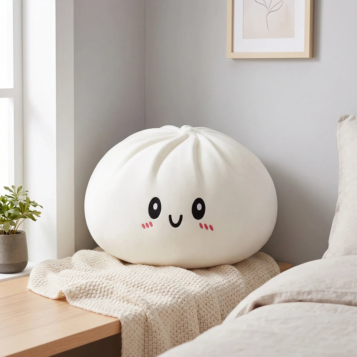 Giant Dumpling Shaped Cushion - Squishio 1