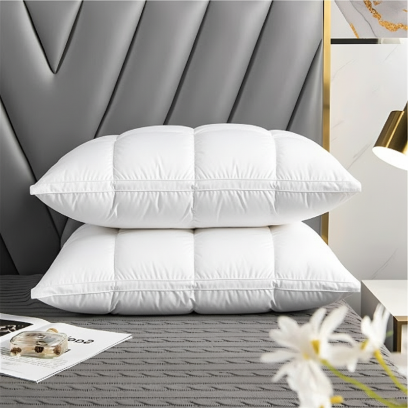 Goose Down Pillow | Luxurious Adaptive Support for Restful Sleep 0