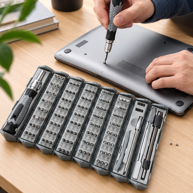 Royeva 126-Piece Precision Screwdriver Set-Magnetic Repair Tool Kit for Electronics