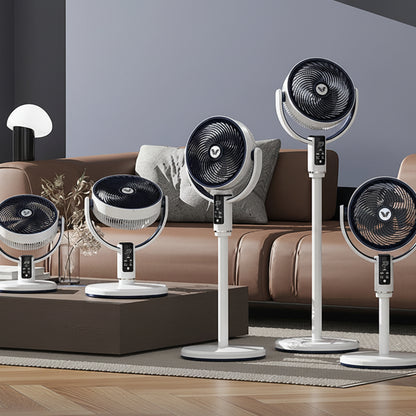 Royora Oscillating Pedestal Fan with 10 Speeds, 90-Degree Oscillation & Remote Control