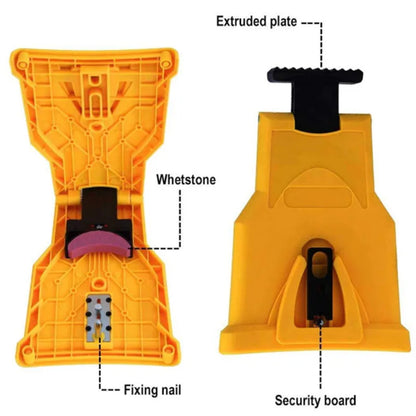 Sovere Chainsaw Sharpener Tool with 4 Replacement Stones for Efficient Sharpening
