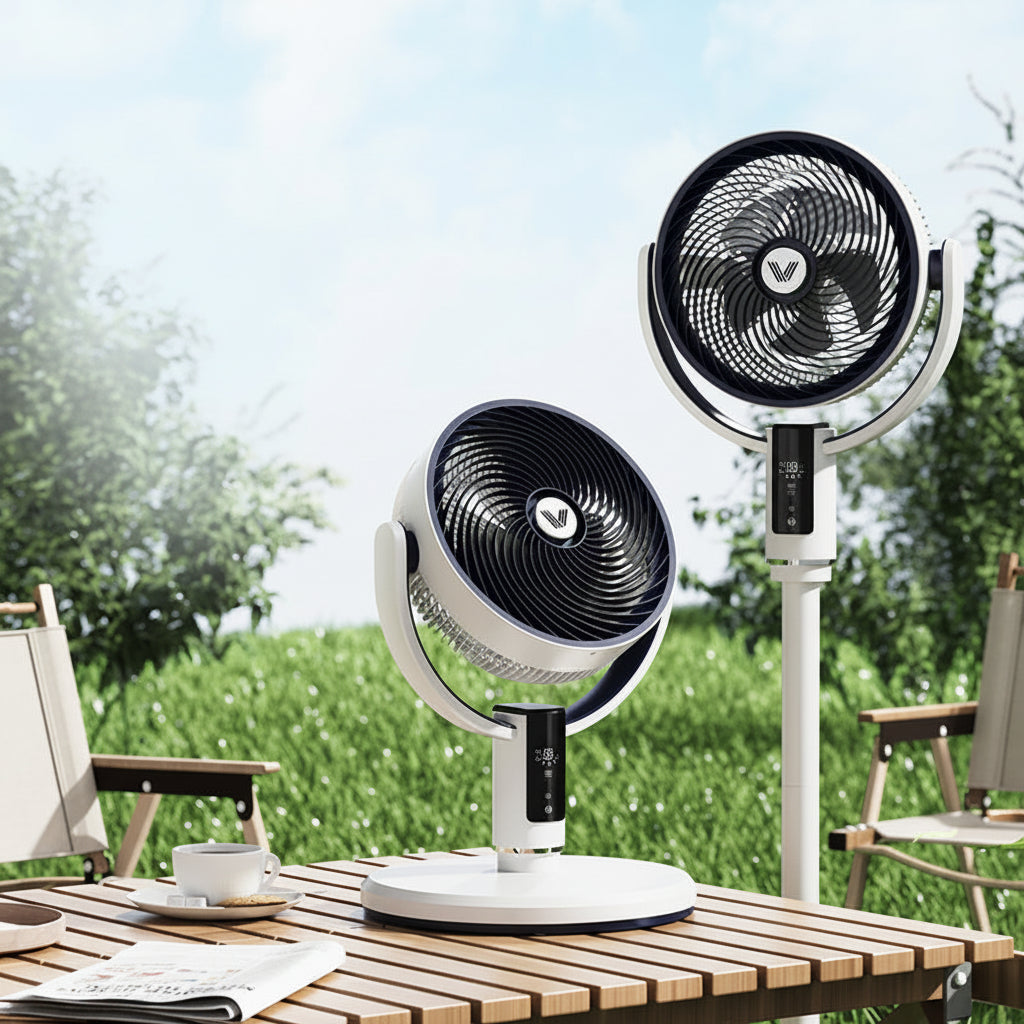 Royora Oscillating Pedestal Fan with 10 Speeds, 90-Degree Oscillation & Remote Control