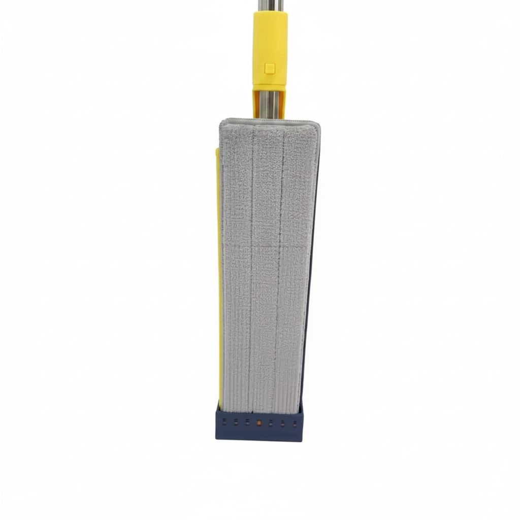 Royeva Flexible Flat Mop with Self-Wringing System & Microfiber Pads for Cleaning