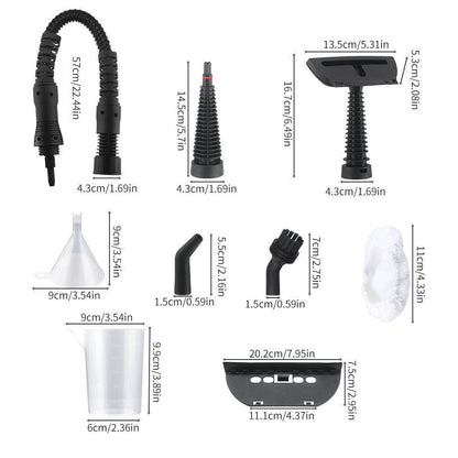 Royora Handheld Pressurized Steam Cleaner - Multi-Surface Cleaning & Sanitizing