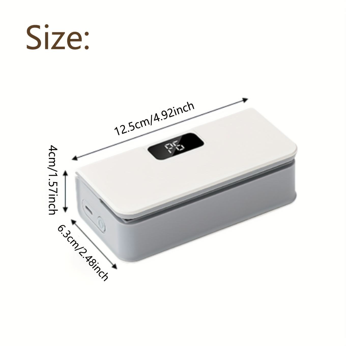 Eloria Portable Mini Heat Bag Sealer with Magnet for Food Freshness, Rechargeable Food Packaging