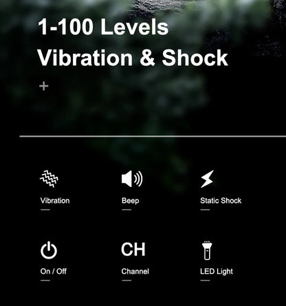 Sovere Remote-Controlled Dog Training Collar with Vibration, Sound Alerts, and LCD Display