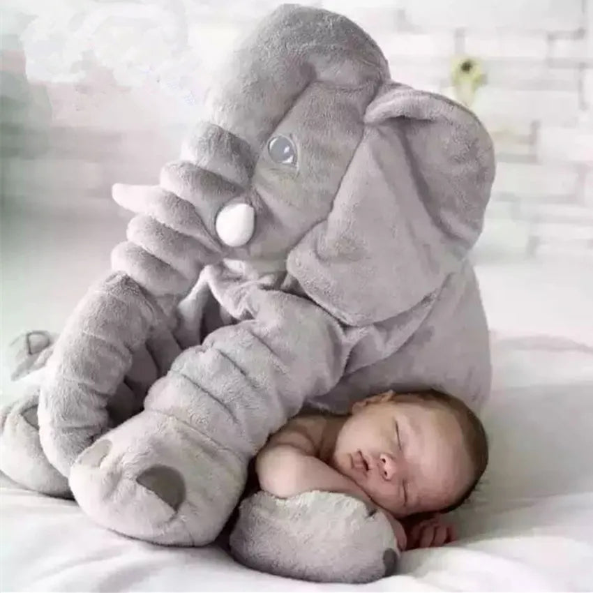 Sovere Plush Elephant Cuddle Pillow for Kids - Soft Snuggling Pillow for Hugging