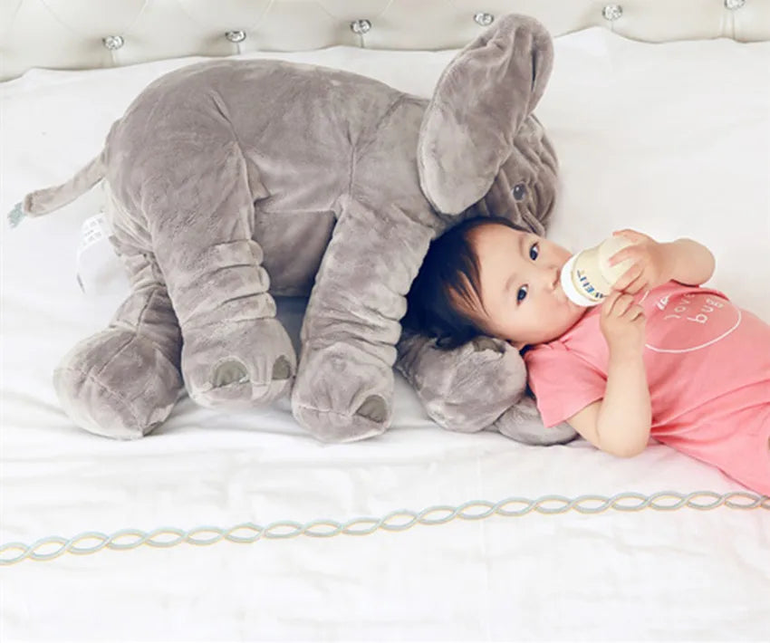 Sovere Plush Elephant Cuddle Pillow for Kids - Soft Snuggling Pillow for Hugging