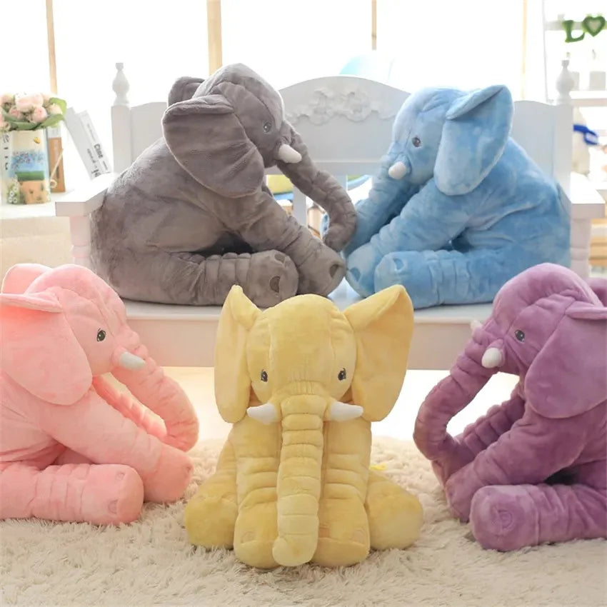 Sovere Plush Elephant Cuddle Pillow for Kids - Soft Snuggling Pillow for Hugging
