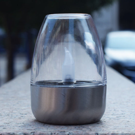 Eloria Solar LED Outdoor Candle Lantern with Flickering Flame Effect