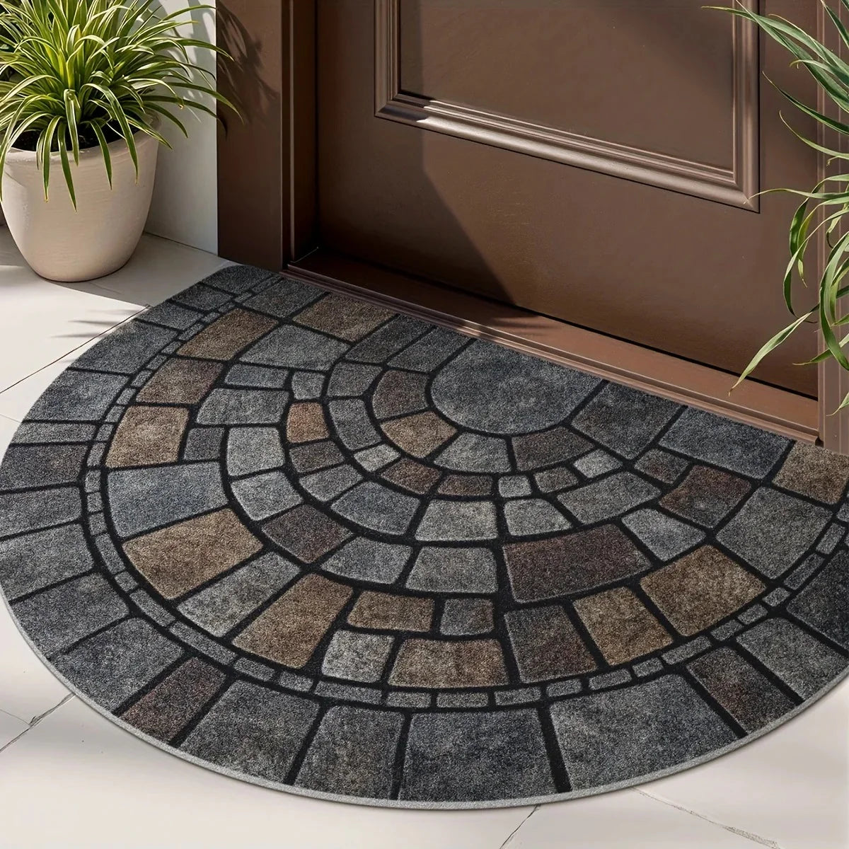 Half-Circle Door Mat 1