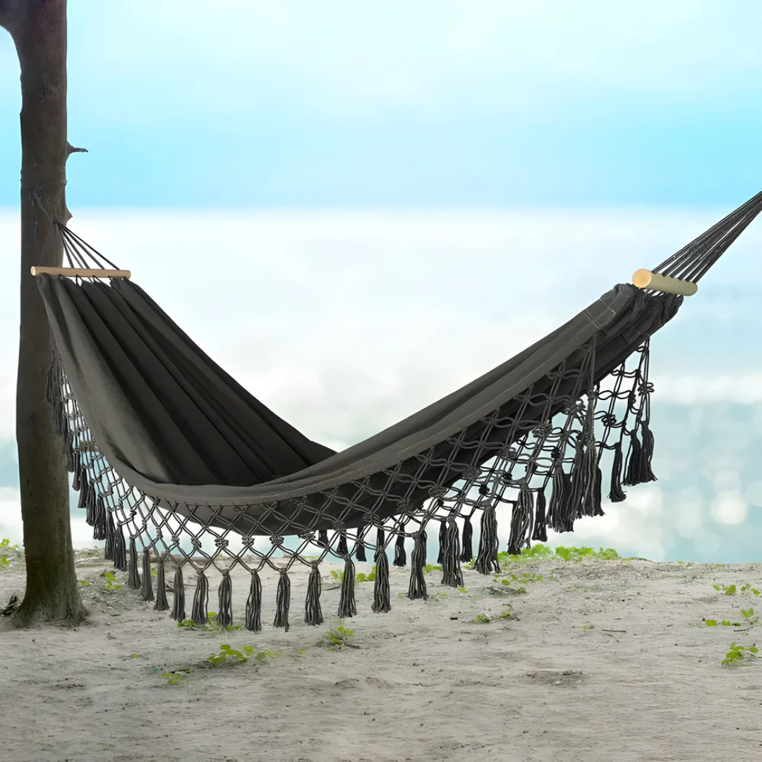 Hammock – Cotton blend, bohemian style for the garden or balcony 3