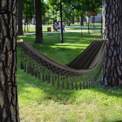 Hammock – Cotton blend, bohemian style for the garden or balcony 5