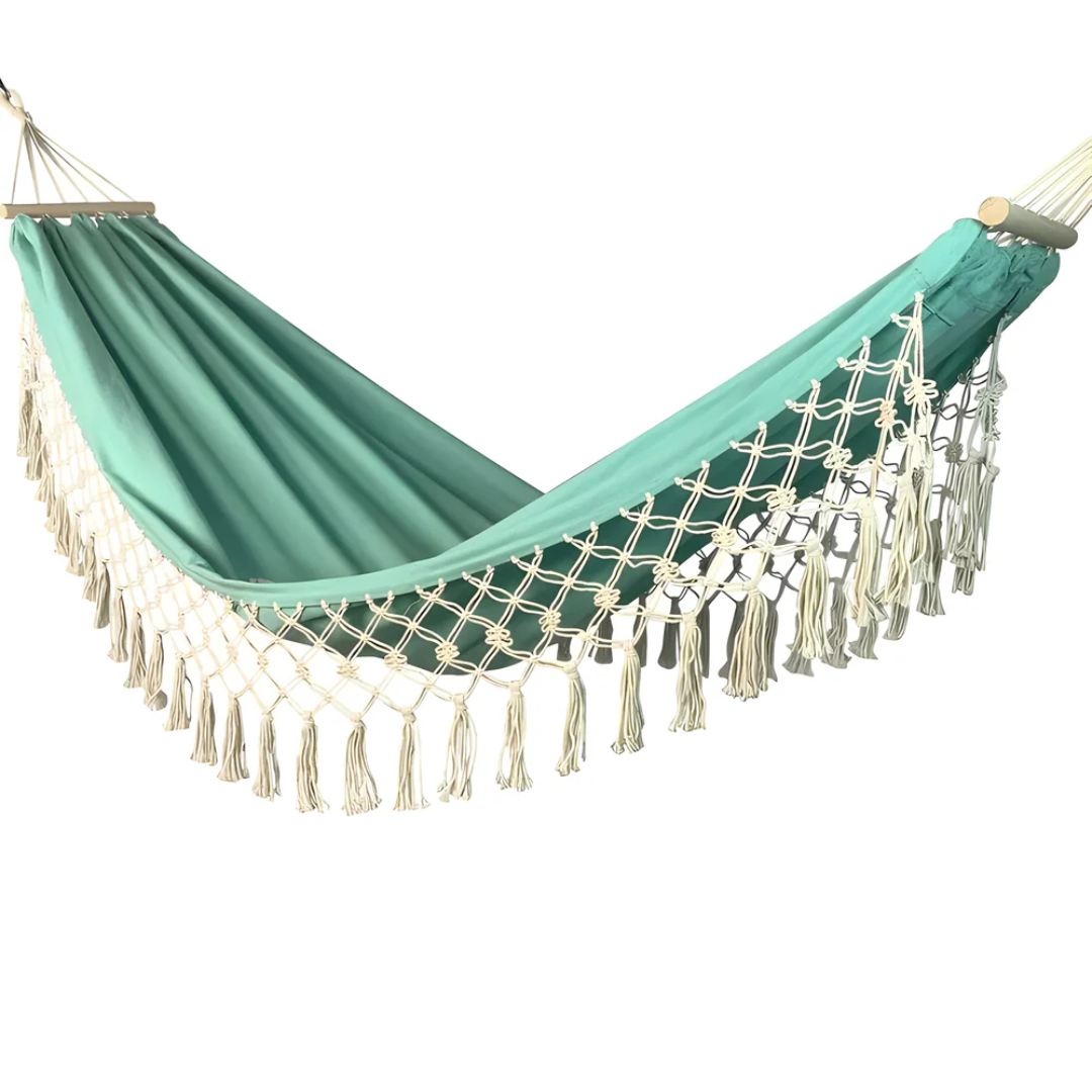 Hammock – Cotton blend, bohemian style for the garden or balcony 8