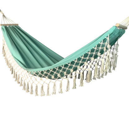 Hammock – Cotton blend, bohemian style for the garden or balcony 8