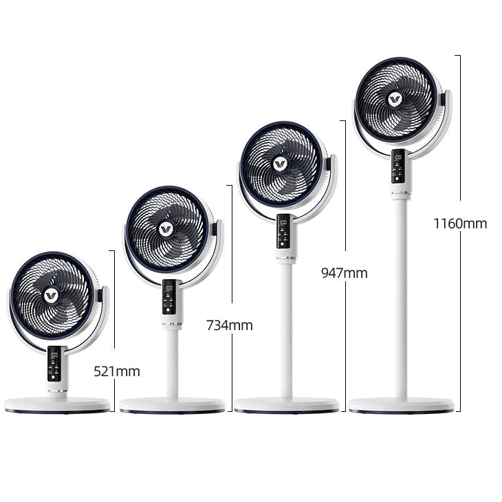 Royora Oscillating Pedestal Fan with 10 Speeds, 90-Degree Oscillation & Remote Control