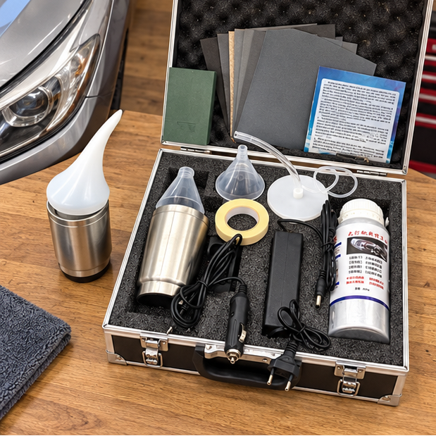 Royeva Headlight Restoration Kit Car Lens Cleaner Tool