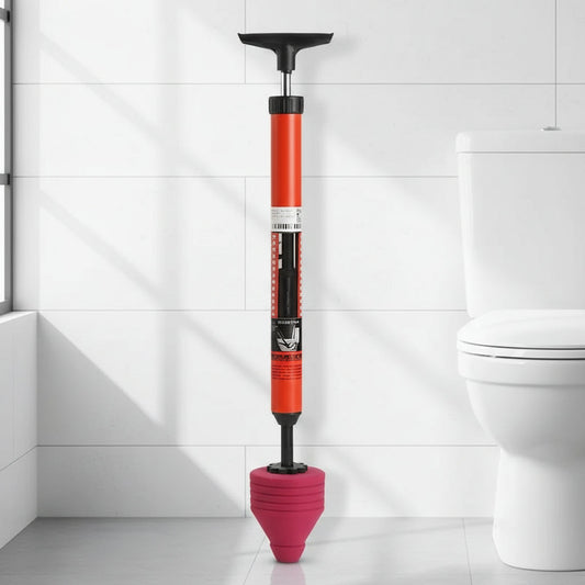 High-Pressure Toilet Plunger for Quick Clog Removal | Eco-Friendly Design to Unblock Toilets, Sinks, and Drains 0