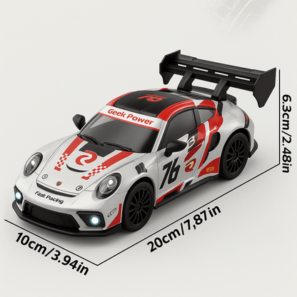 High-Speed RC Car | Speed & Drift Modes | Interchangeable Tyres | 2.4GHz | LED Headlights | ABS 3