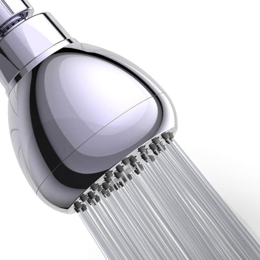 High Pressure Shower Head | Anti-Clog Nozzles | Chrome, Matt Black & Brushed Nickel | G1/2" Brass 0