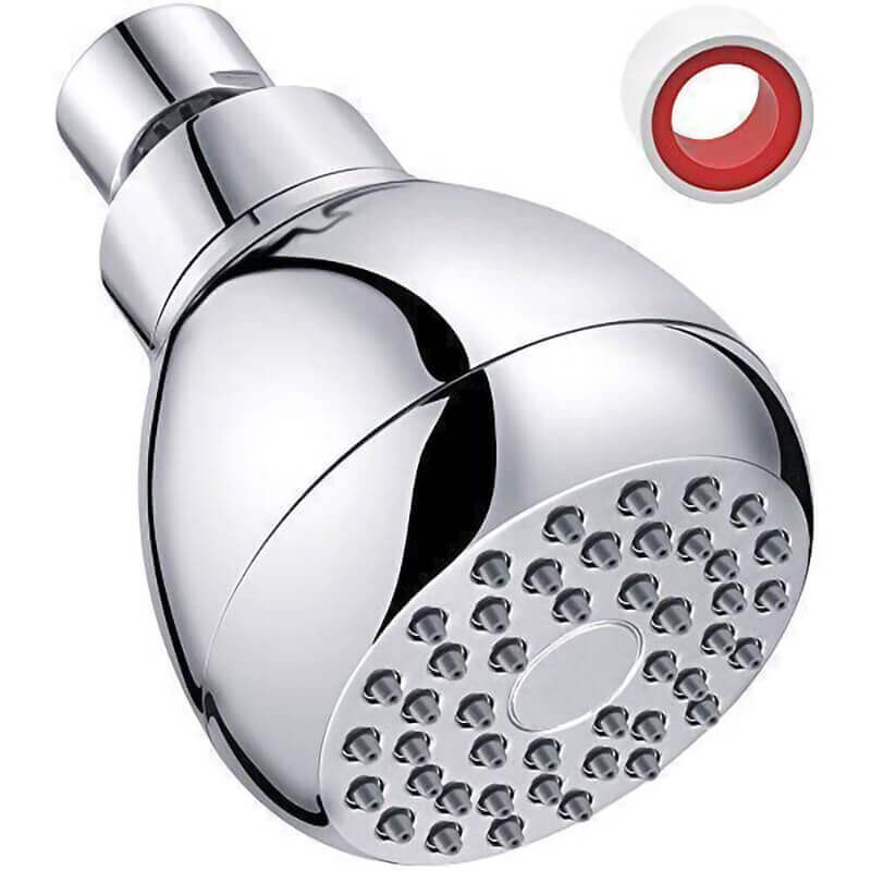 High Pressure Shower Head | Anti-Clog Nozzles | Chrome, Matt Black & Brushed Nickel | G1/2" Brass 1