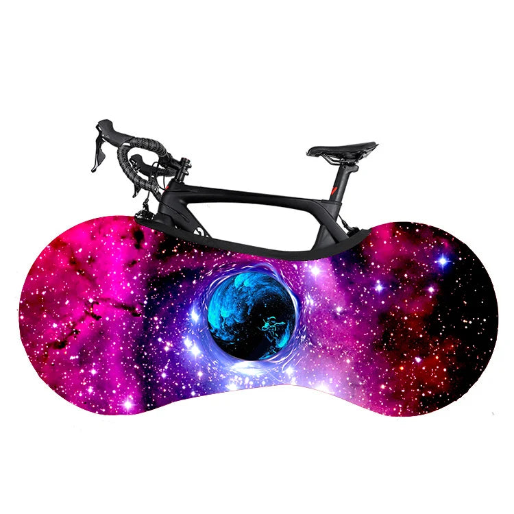 Indoor Bicycle Wheel Cover Storage 1