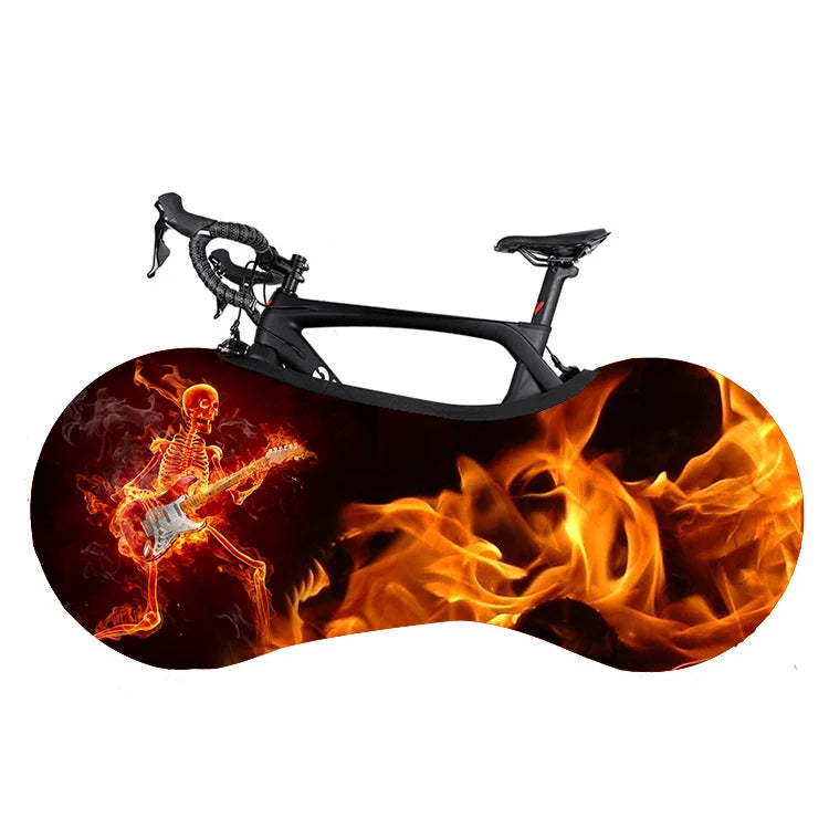 Indoor Bicycle Wheel Cover Storage 3