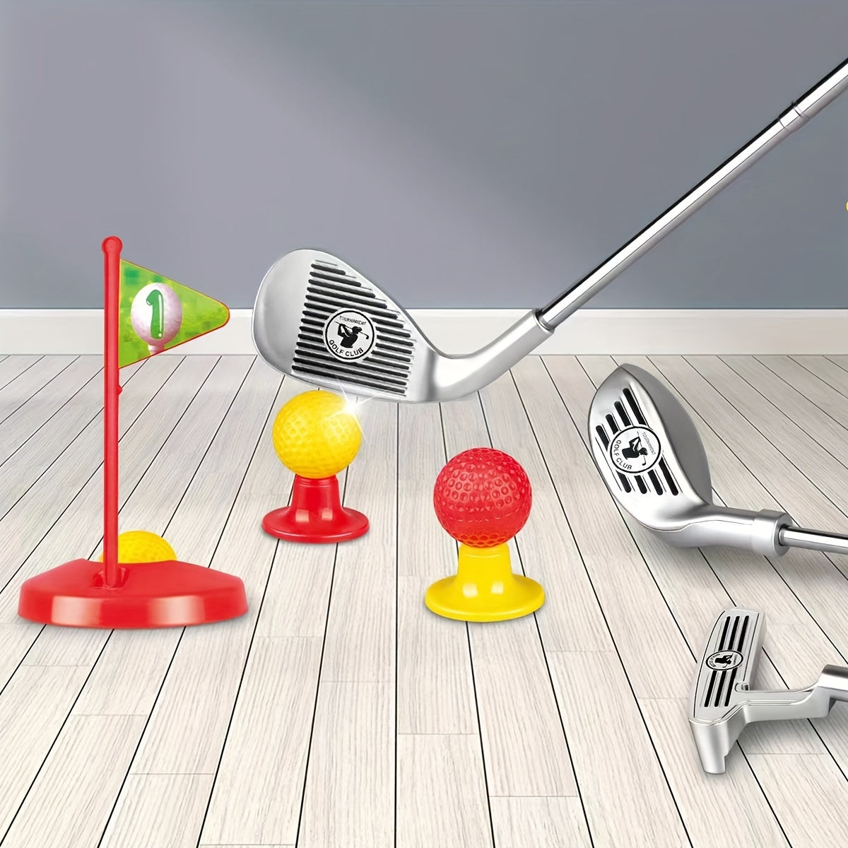 Kids Golf Club Set | Adjustable Telescopic Clubs | Ages 3–8 | Indoor & Outdoor | Complete Set 3