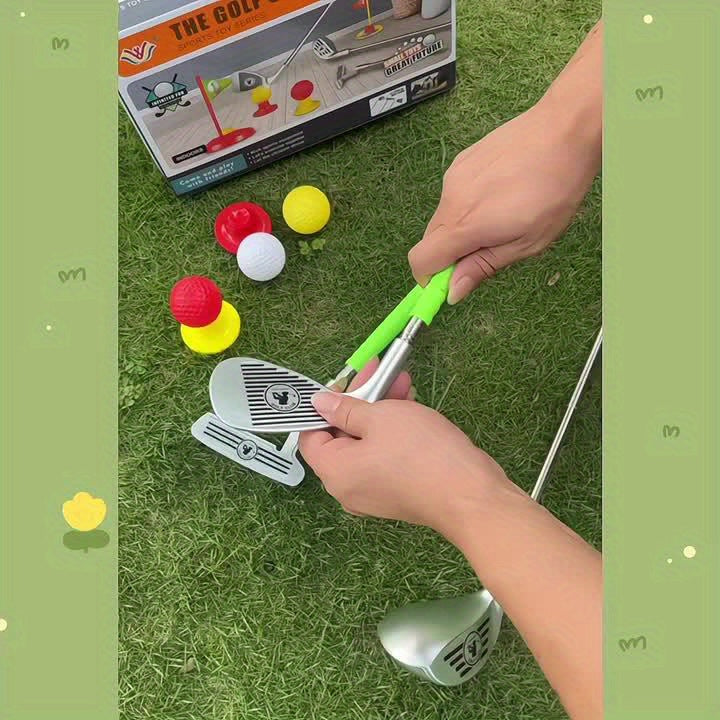 Kids Golf Club Set | Adjustable Telescopic Clubs | Ages 3–8 | Indoor & Outdoor | Complete Set 5