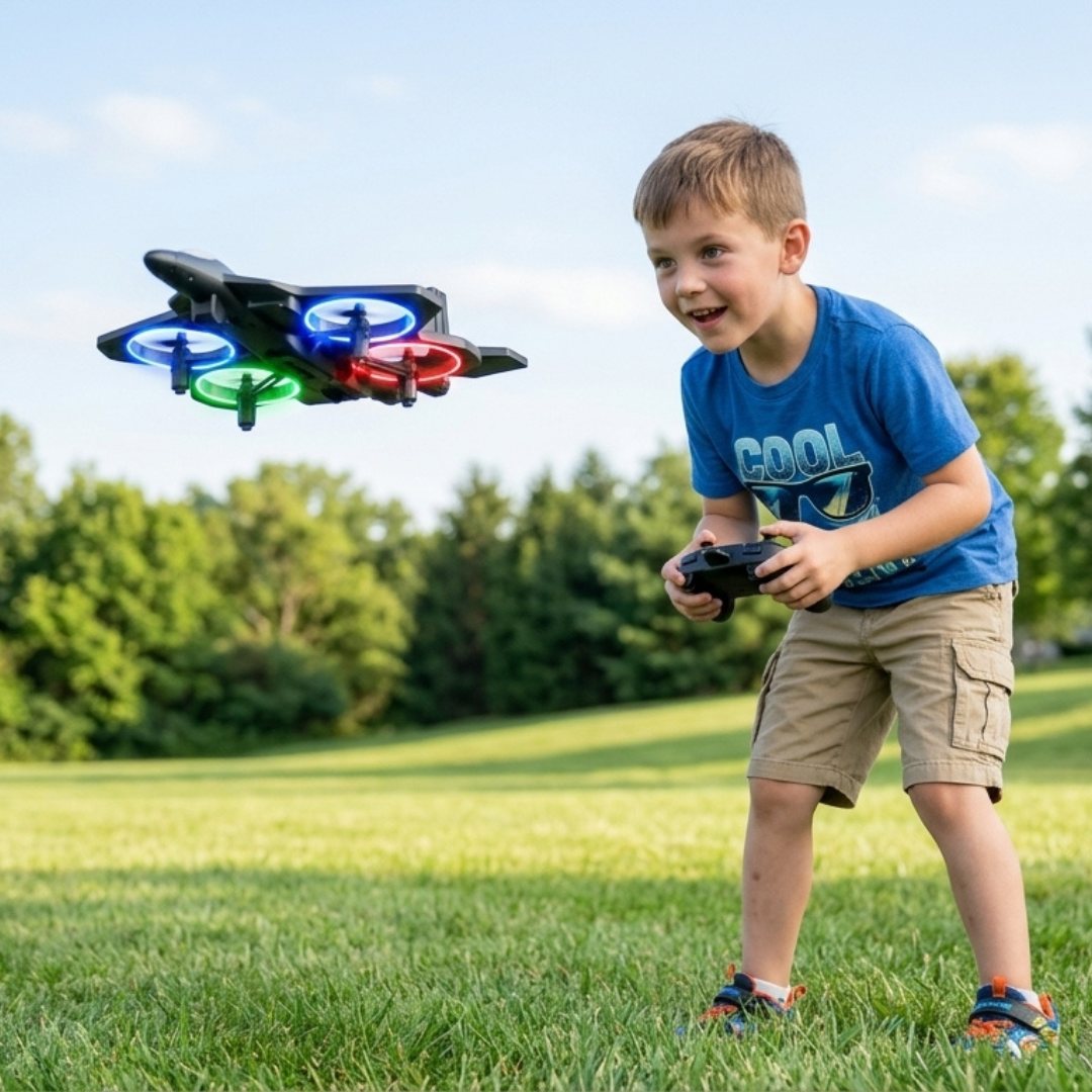 Kids LED Foam Drone | Crash-Resistant | Remote Control | Beginner-Friendly | Ages 5+ 1