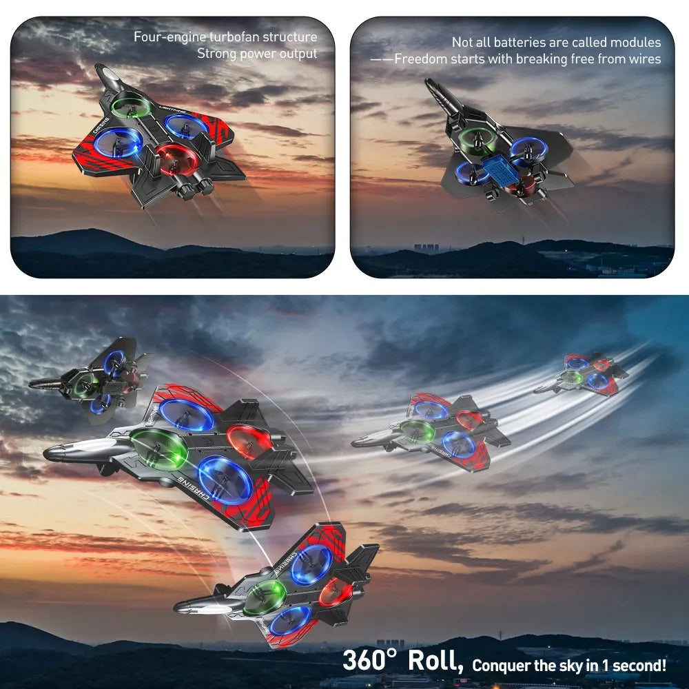 Kids LED Foam Drone | Crash-Resistant | Remote Control | Beginner-Friendly | Ages 5+ 7