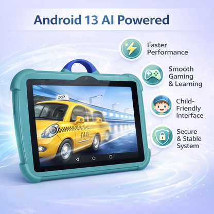 Kids Tablet | Android 13 | Quad-Core | 4GB RAM | 64GB | Shockproof Case | Parental Controls 4